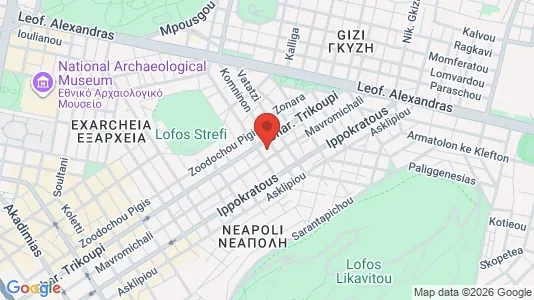 Apartments for rent i Athens Ampelokipoi - kort over placeringen