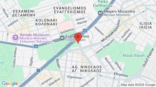 Apartments for rent i Filothei-Psychiko - kort over placeringen