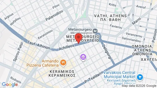 Apartments for rent i Athens Gazi - kort over placeringen