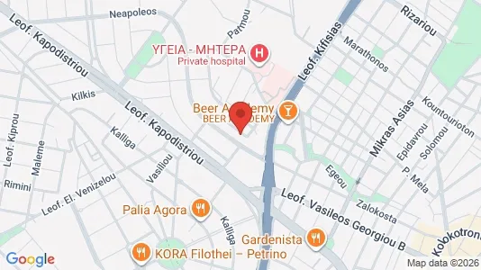 Apartments for rent i Filothei-Psychiko - kort over placeringen