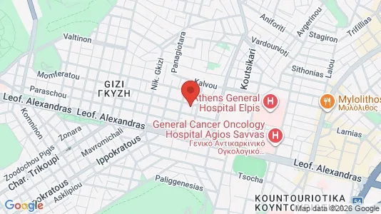 Apartments for rent i Athens Ampelokipoi - kort over placeringen