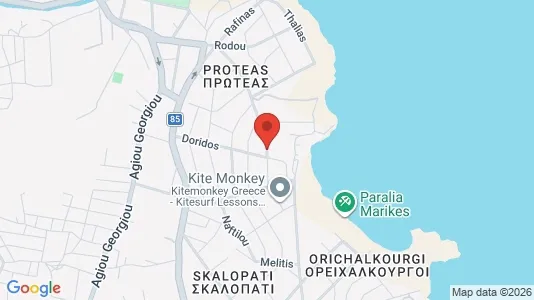 Apartments for rent i Marathon - kort over placeringen