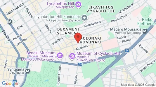 Apartments for rent i Athens Ampelokipoi - kort over placeringen