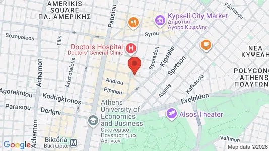Apartments for rent in Athens Agios Nikolaos - Photo from Google Street View