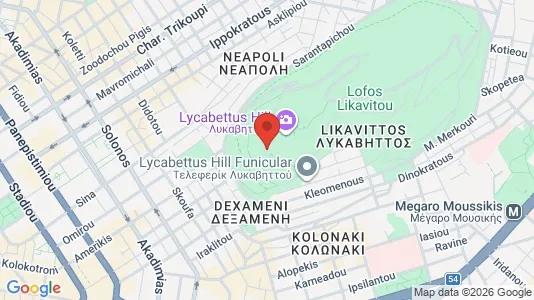 Apartments for rent i Athens Ampelokipoi - kort over placeringen
