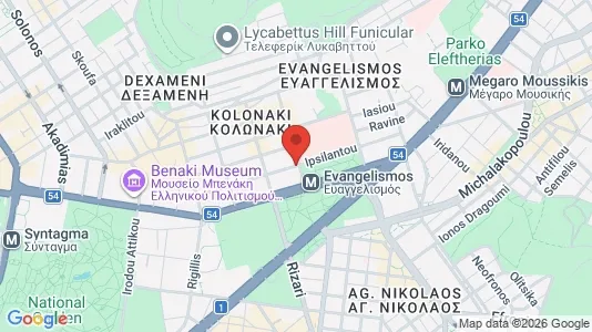 Apartments for rent i Athens Ampelokipoi - kort over placeringen