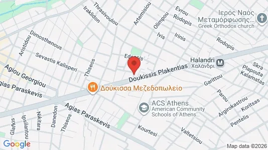 Apartments for rent i Agia Paraskevi - kort over placeringen