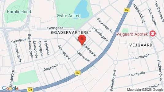 Apartments for rent i Aalborg Center - kort over placeringen