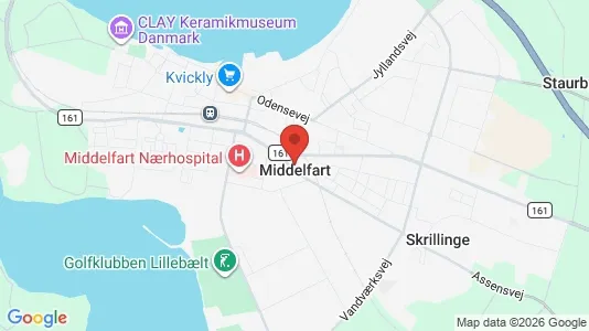 Houses for rent i Middelfart - kort over placeringen