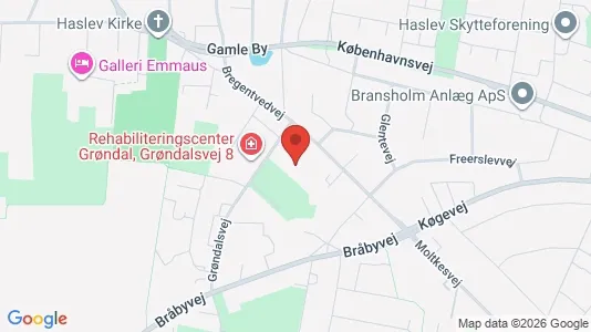 Apartments for rent i Haslev - kort over placeringen