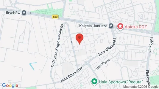 Apartments for rent i Warszawa Wola - kort over placeringen