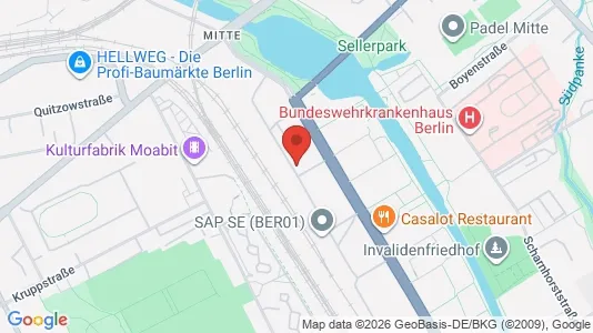 Apartments for rent i Berlin Mitte - kort over placeringen