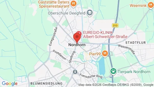 Apartments for rent i County of Bentheim - kort over placeringen