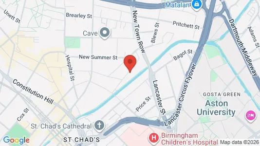 Apartments for rent i Birmingham - West Midlands - kort over placeringen