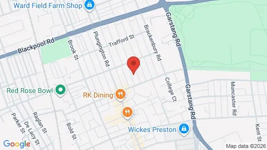 Apartments for rent i Preston - Lancashire - kort over placeringen