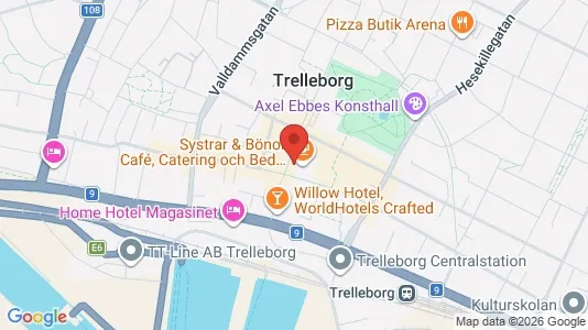 Apartments for rent i Trelleborg - kort over placeringen