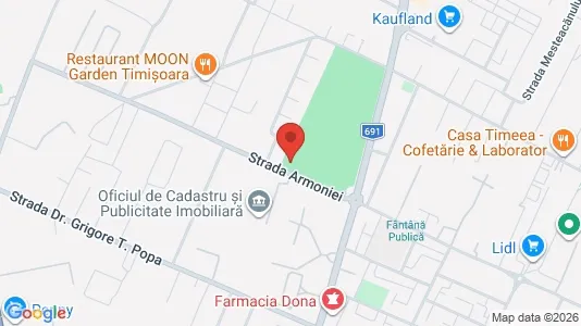 Apartments for rent i Timişoara - kort over placeringen