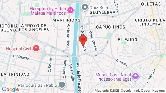 Apartments for rent in Málaga - Photo from Google Street View