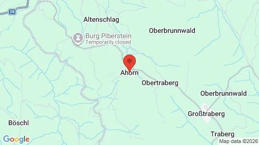 Rooms for rent i Ahorn - kort over placeringen