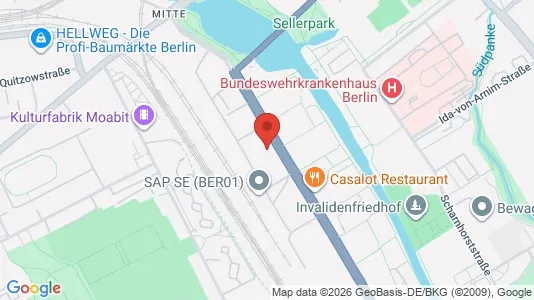 Apartments for rent i Berlin Mitte - kort over placeringen