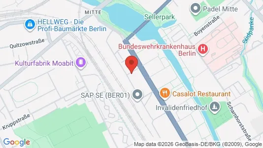 Apartments for rent i Berlin Mitte - kort over placeringen