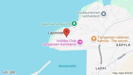 Apartments for rent i Tampere Keskinen - kort over placeringen