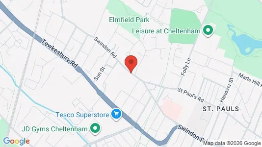 Apartments for rent in Cheltenham - Gloucestershire - Photo from Google Street View
