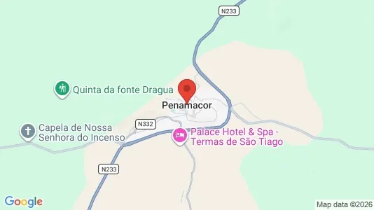 Apartments for rent i Penamacor - kort over placeringen