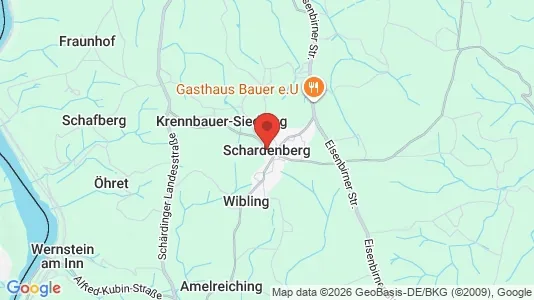 Apartments for rent i Schardenberg - kort over placeringen