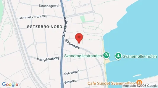 Apartments for rent i Østerbro - kort over placeringen