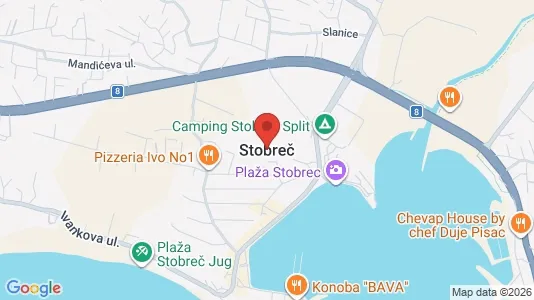 Apartments for rent i Split - kort over placeringen