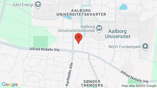 Apartments for rent i Aalborg Øst - kort over placeringen