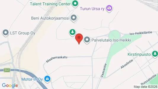 Apartments for rent i Turku - kort over placeringen