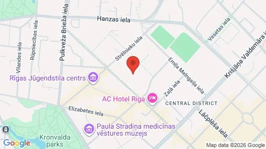 Apartments for rent i Riga Centrs - kort over placeringen