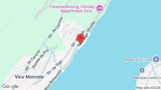 Apartments for rent i Lugano - kort over placeringen