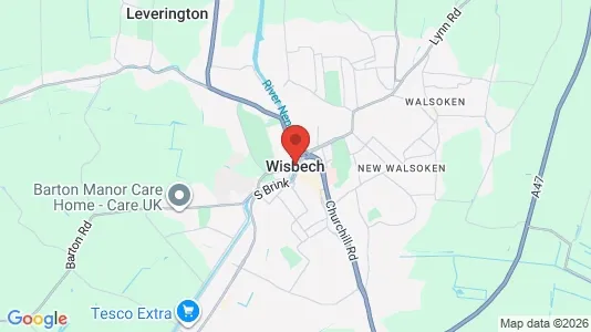 Houses for rent i Wisbech - Cambridgeshire - kort over placeringen