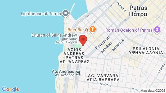 Apartments for rent i Patras - kort over placeringen