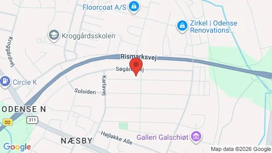 Apartments for rent i Ringsted - kort over placeringen