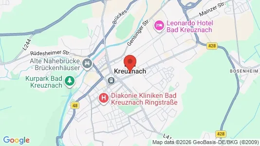 Apartments for rent in Bad Kreuznach - Photo from Google Street View
