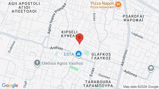 Apartments for rent i Patras - kort over placeringen