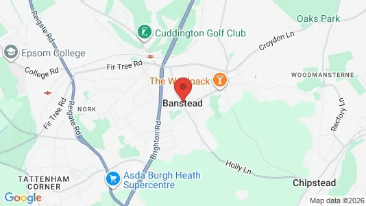 Houses for rent i Banstead - Surrey - kort over placeringen