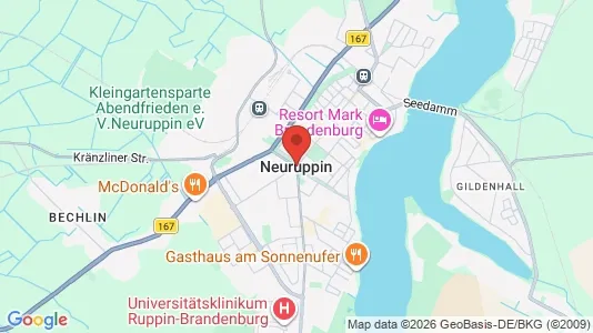 Apartments for rent i Ostprignitz-Ruppin - kort over placeringen