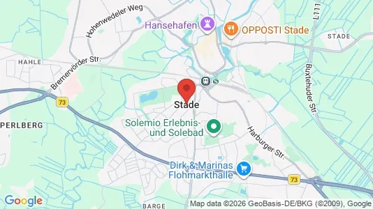 Apartments for rent i Stade - kort over placeringen