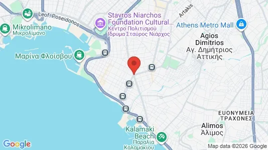 Houses for rent i Palaio Faliro - kort over placeringen