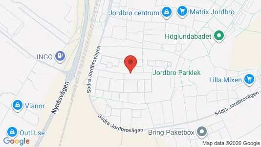 Rooms for rent i Haninge - kort over placeringen