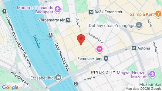 Apartments for rent in Budapest Belváros-Lipótváros - Photo from Google Street View