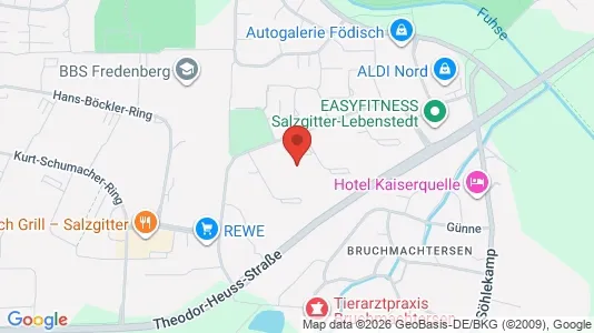 Apartments for rent i Salzgitter - kort over placeringen