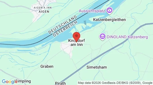 Apartments for rent i Kirchdorf am Inn - kort over placeringen