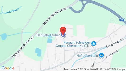 Apartments for rent i Zwickau - kort over placeringen