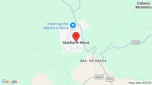 Apartments for rent i Idanha-a-Nova - kort over placeringen